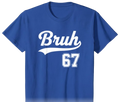 Bruh 67 T-shirt - Blue